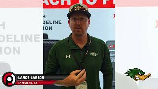 Lance Larson  Taylor HS TX  ProCom Testimonial  THSCA 2024 [upl. by Nissy]