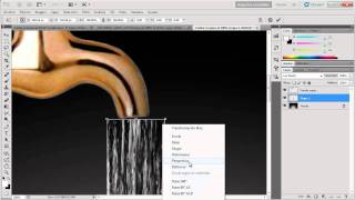 Cómo hacer un chorro de agua en Photoshop [upl. by Ulrikaumeko553]