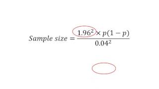 Calculating Sample size for prevalence studies Sudan MD Thesis [upl. by Loesceke]