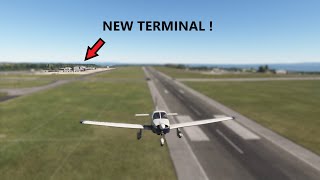 MSFS World Update 17  New Cardiff scenery  PA28 Caranedo [upl. by Aelak314]