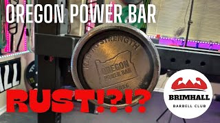 The Kabuki Strength Oregon Power Bar comes with rust Unboxing and first impressions [upl. by Adyol]