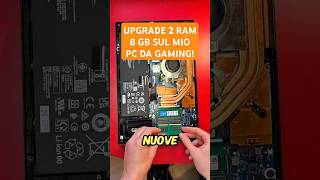 Upgrade 2 RAM da 8 GB sul mio PC da Gaming portatile PCGaming RAMUpgrade TechTutorial PCBuild [upl. by Eireva]