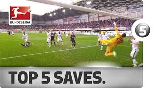 Top 5 Saves  Neuer Fährmann and More with Sensational Stops [upl. by Layla]