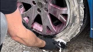 Dirty Wheel Clean with Bilt Hamber detailing [upl. by Iew]