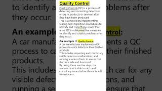 Quality Assurance and Quality Control [upl. by Guod]