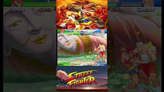 Street Fighter ADON vs SAGAT Death Combo retrogaming streetfighter games [upl. by Rusty]