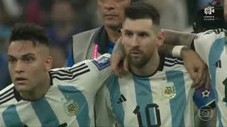 LA REACCIÓN DE MESSI AL GOL DE MONTIEL ES SIMPLEMENTE HERMOSA [upl. by Thera]