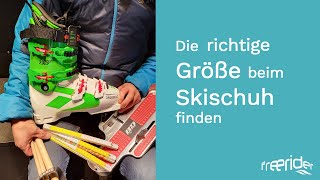 Die richtige Größe beim Skischuh finden [upl. by Trellas]