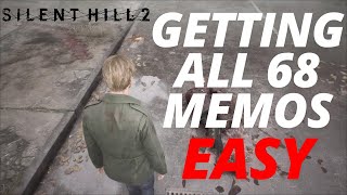 Silent Hill 2 Remake Collecting All 68 Memos Made Easy [upl. by Gray]