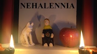 🍏 NEHALENNIA Pagan Goddess of the North Sea Roman  Gaulish  Germanic Deity🍏🐕 [upl. by Aleinad]