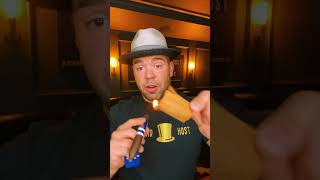 Lighting a cigar with cedar trending [upl. by Fleeman]