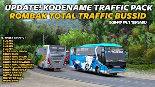 KODENAME TRAFFIC PACK NUANSA INDONESIA PADAT BUSSID V41 [upl. by Nyral331]