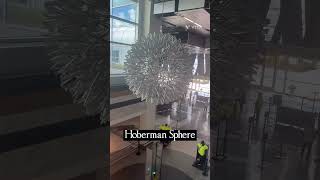 Hoberman Sphere breathing ​⁠libertysciencecenter NJ [upl. by Pollie757]