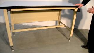 Proline  Model ELH  quotErgoline Heavy Dutyquot Height Adjustable workbench [upl. by Miriam]