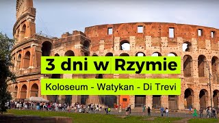 3 dni w Rzymie  Dzień drugi  Koloseum Forum Romanum Palatyn Watykan Fontanna Di Trevi [upl. by Diraf]