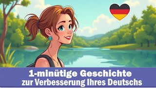 ❤️ 1minütige Geschichte zur Verbesserung Ihres Deutschs  Deutsch durch Hören [upl. by Beyer]