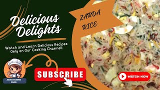 Zarda Rice Recipe  Sweet Chawal  شادیوں والا دیگی زردہ  Degi Style Zarda by Asiancuisinefood [upl. by Assirral]