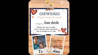 El mejor certificado es mi esposo [upl. by Terb]