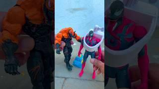 Venom Zombie Battle Spider Toilet  Marvel Toys spiderman marvel marvaltoys [upl. by Notsuoh]