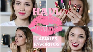 Haul mis labiales favoritos  Natalia Merino [upl. by Bradway]