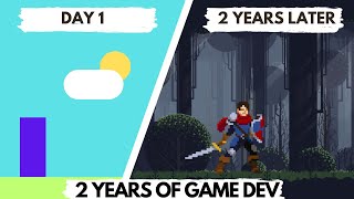 2 YEARS of PYTHON Game Development in 5 Minutes [upl. by Clyde]