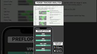 Poker Preflop Strategy  Poker Tracker Analysis shorts poker holdem [upl. by Sarena]