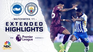 Brighton v Manchester City  PREMIER LEAGUE HIGHLIGHTS  1192024  NBC Sports [upl. by Nohsav]