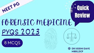 Forensic Medicine Rapid Revision  Forensic Medicine Lecture  forensic medicine lectures mbbs 2023 [upl. by Carena]