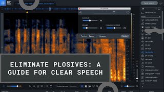 How to remove plosives in izotope rx  Deplosive   Rx [upl. by Renraw]