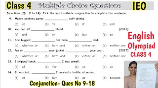 Olympiad Exam For Class 4 English 2023  English Olympiad Mock Test for Class 4  IEO Class 4 [upl. by Landa]