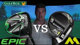 Taylormade M1 Driver Vs Callaway Epic Sub Zero Driver Review [upl. by Teiluj679]