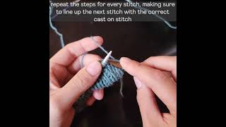 Qing Fibre  How to Knit a folded neckband [upl. by Domineca599]