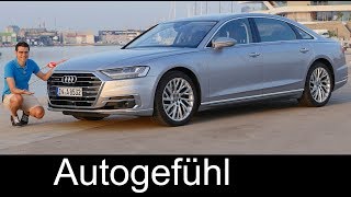 Audi A8 documentary  FULL REVIEW A8L 55 TFSI 30 allnew 2018 neu  Autogefühl [upl. by Halas167]