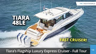 2024 Tiara 48LE Luxury Express Cruiser ✨ FULL Yacht Walkthrough 🔍 [upl. by Lunt]