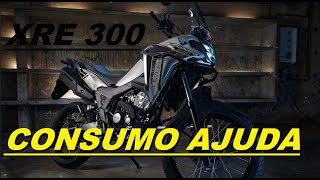 TEST RIDER XRE 300 SAHARA 2024 MELHOROU CONSUMO NEM TANTO BROS 160 E MAIS ECONÔMICA [upl. by Felipa]