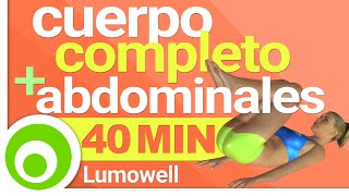 Rutina Tabata HIIT Cuerpo Completo  Abdominales  40 Minutos [upl. by Arlo681]