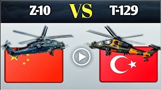 Turkish T129 ATAK VS Chinese Z10 Attack Helicopter [upl. by Towney259]