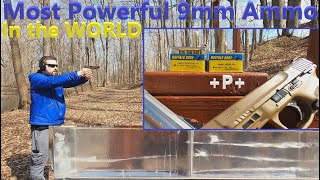 MOST POWERFUL 9mm Ammo in the WORLD Tested Buffalo Bore 115 gr 9mm P VS 38 SpecialP [upl. by Akcimehs737]