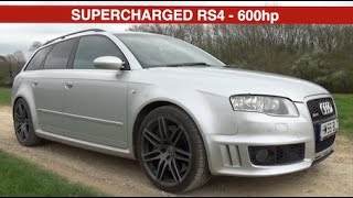 Supercharged Audi RS4 B7 Review  600HP [upl. by Casavant301]