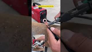 Magnetic welding clamp 🗜️weldingwelderskill powertool [upl. by Scriven660]