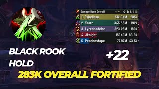 22 Black Rook Hold assassination rogue POV 283k overall bleed build dragonflight 1025 season 3 [upl. by Ellenig225]