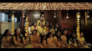 Kerala Haldi Dance Video  Sreelekshmi💕Vishnu  Sreeprasad Jith  Yuva Wedding Company  Vennakallil [upl. by Engamrahc]