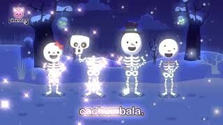 Esqueletos danzantes con efectos 119 Chumbala Cachumbala song parody  BestKiddie VidsFx [upl. by Ilrak]