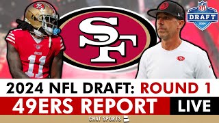 San Francisco 49ers NFL Draft 2024 Live Round 1 [upl. by Revorg]