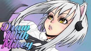 Koneko High School DXD  Draw With Mikey 54 [upl. by Nerwal63]