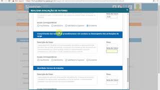 SIGEPE Módulo AD  09  Realizar Avaliação de Desempenho  Servidor [upl. by Wight]