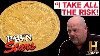 Pawn Stars Ricks Top 4 RISKIEST Deals [upl. by Nohsyt]