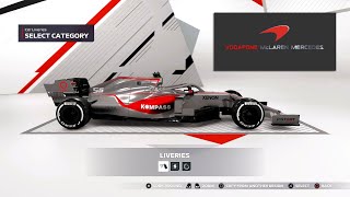 VODAFONE McLAREN inspired LIVERY in F1 2021 F1 2021 My Team amp Online [upl. by Ydde837]