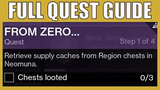 From Zero Quest Guide Destiny 2 Lightfall  Loot 3 Region Chests On Neomuna [upl. by Macintyre]