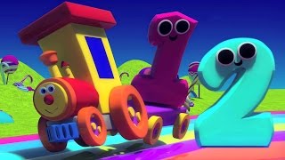 Ben treno Numero canzone  educativi Video  3D fumetto  Ben Train Number Song  Kids Cartoon [upl. by Okiron]